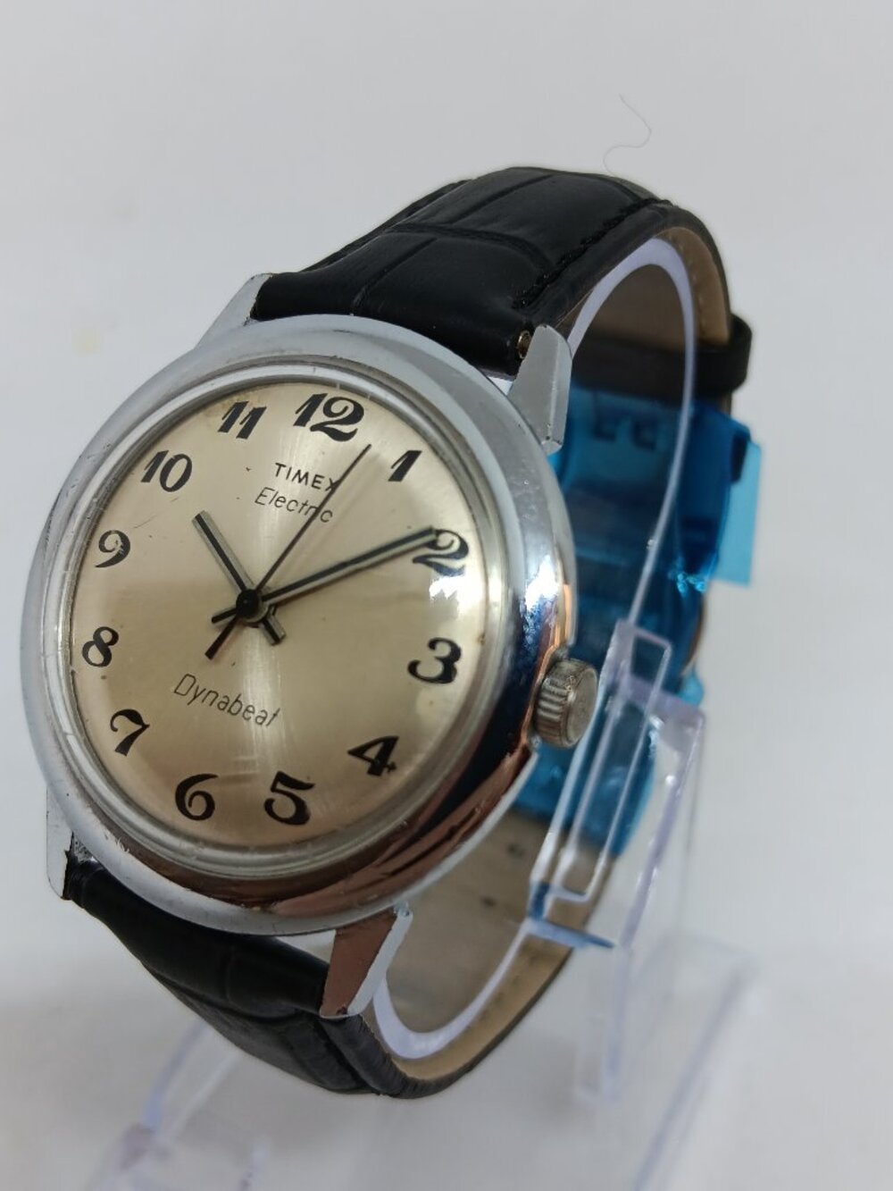 VINTAGE 1975 Timex Electric Dynabeat M253 Men’s 37mm Silver Tone Watch